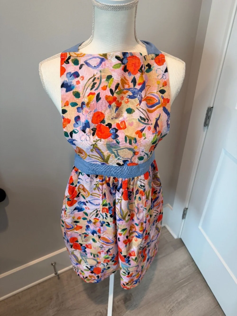 Anthropologie Luna Apron Floral Print